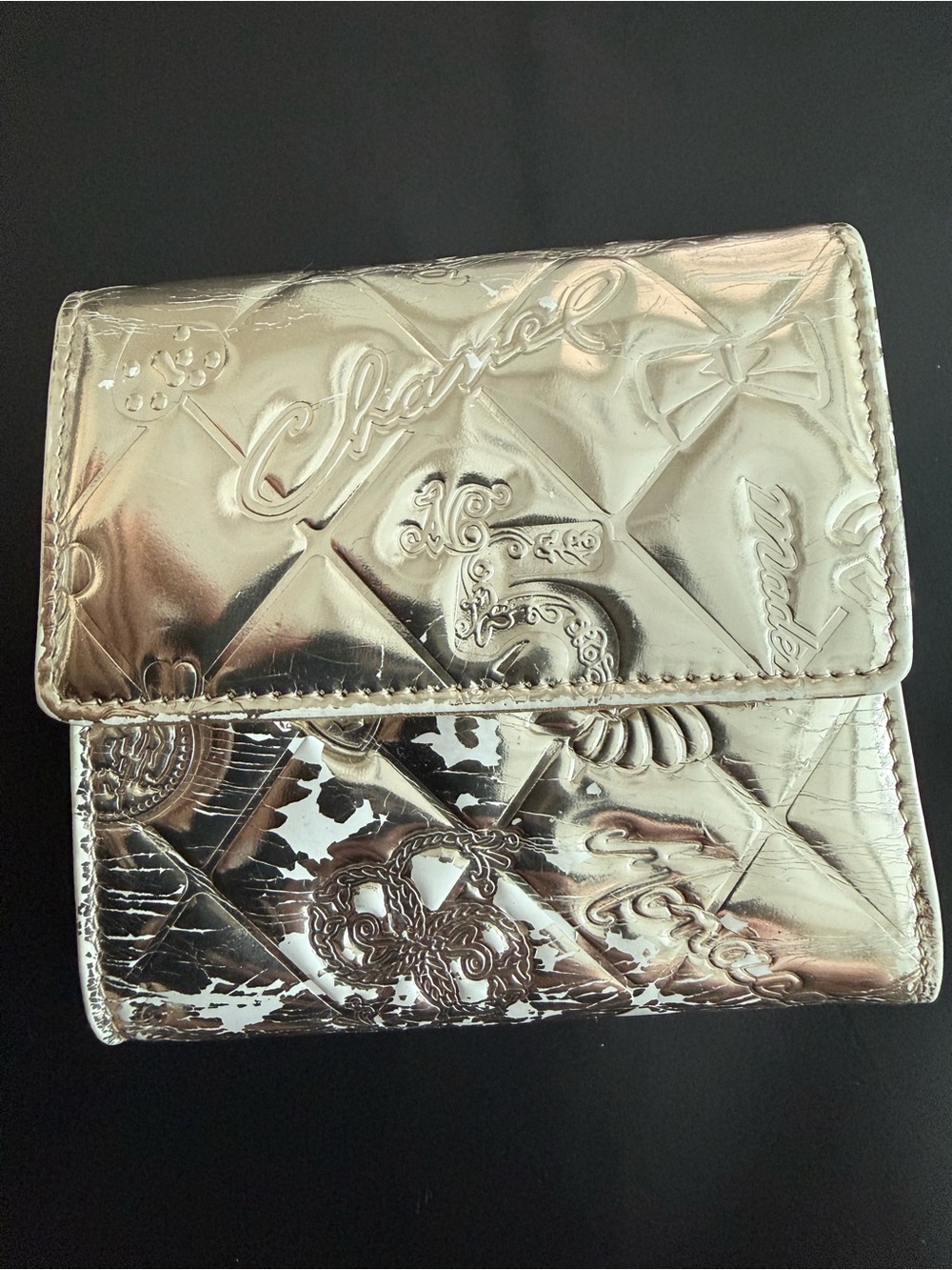 Chanel Metallic Quilted Women’s Wallet - Gold - Picture 4 of 11